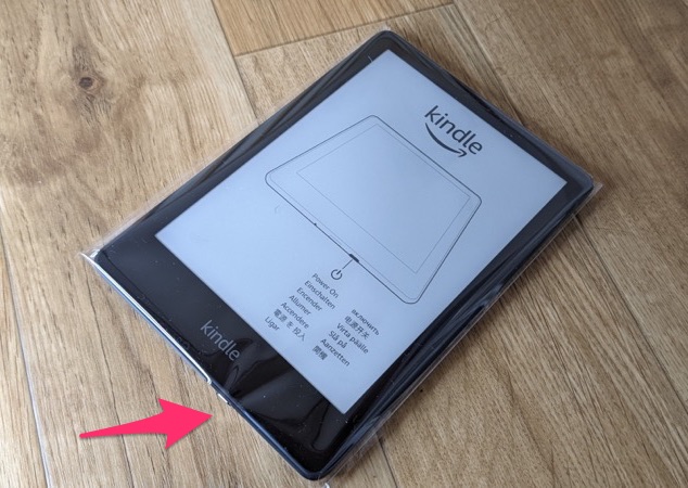 新型の Kindle Paperwhite のボタンの位置